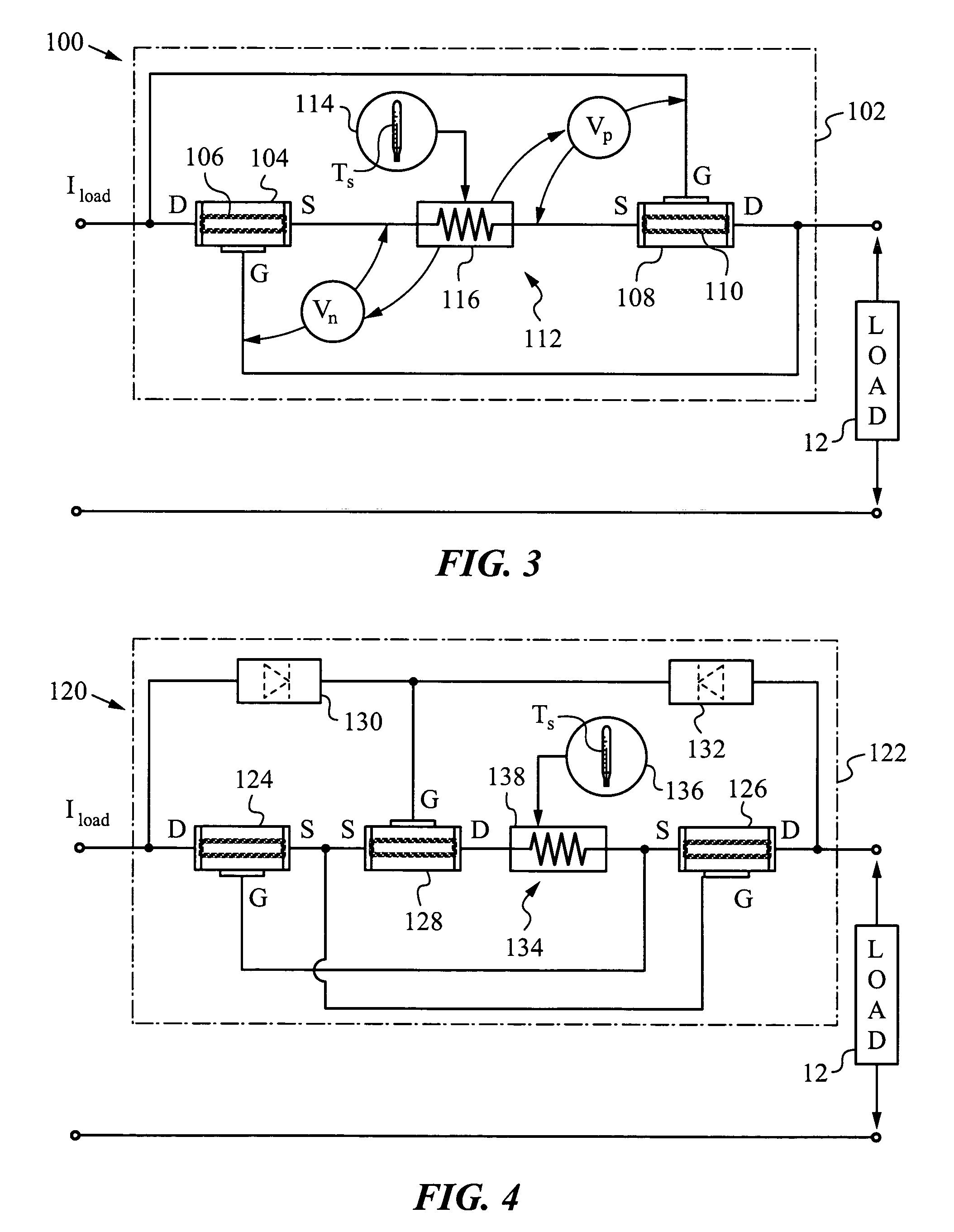 Apparatus and method for temperature-dependent transient blocking