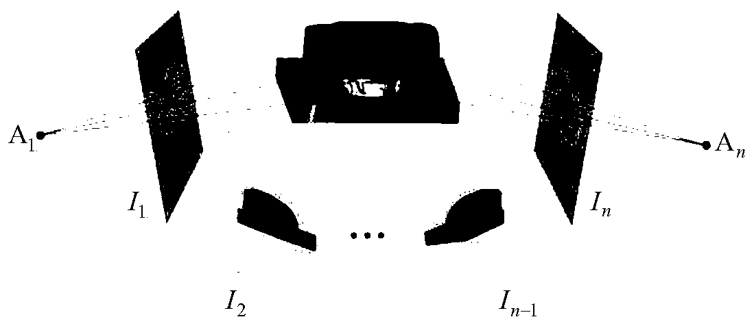 Optimization solution method for initial registration of real object surface sampling point set