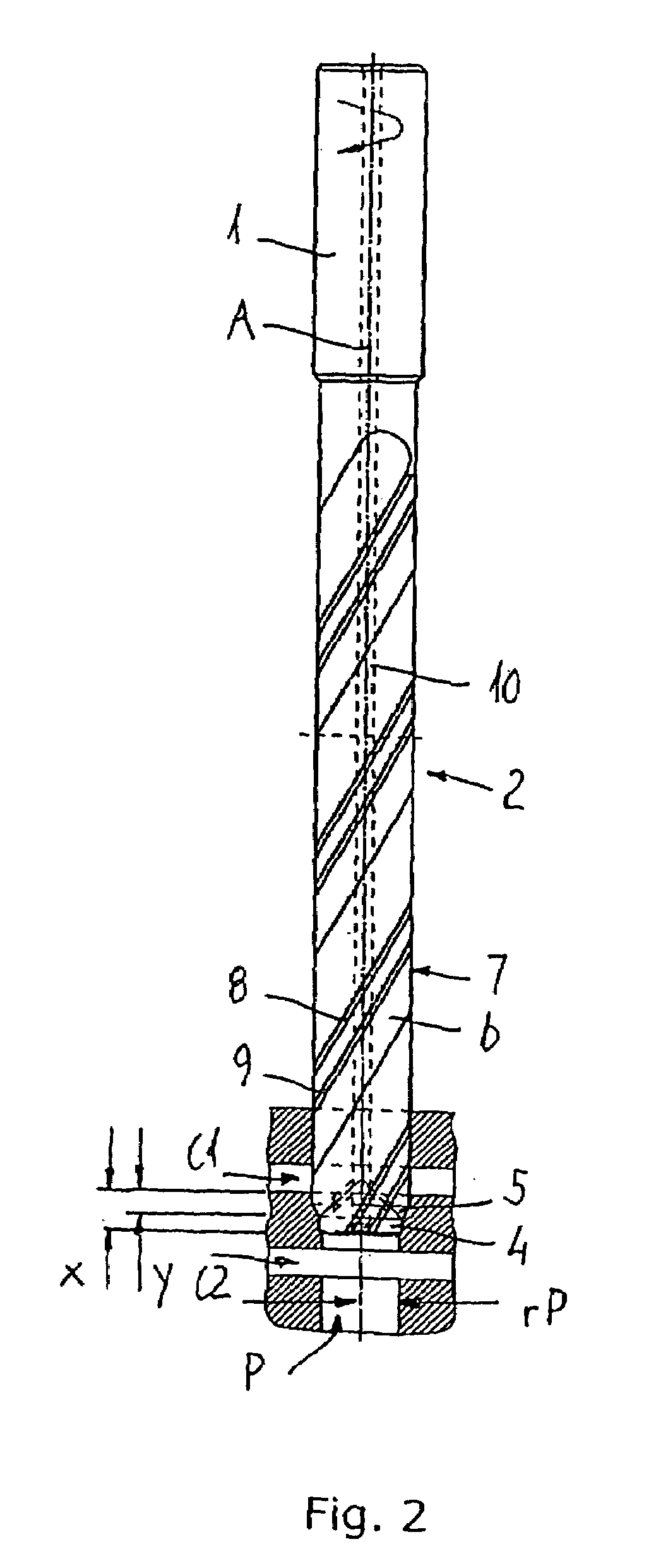 Drilling tool, a method for drilling a hole and a use of a drilling tool