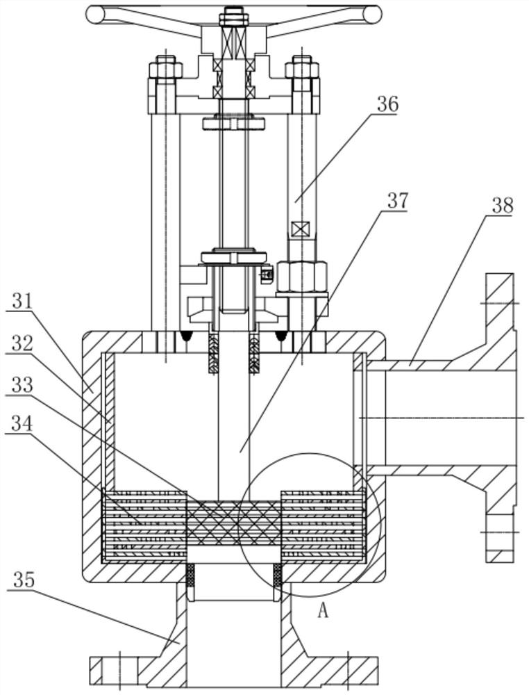 Axial multi-stage decompression sleeve and multi-stage decompression valve containing the sleeve