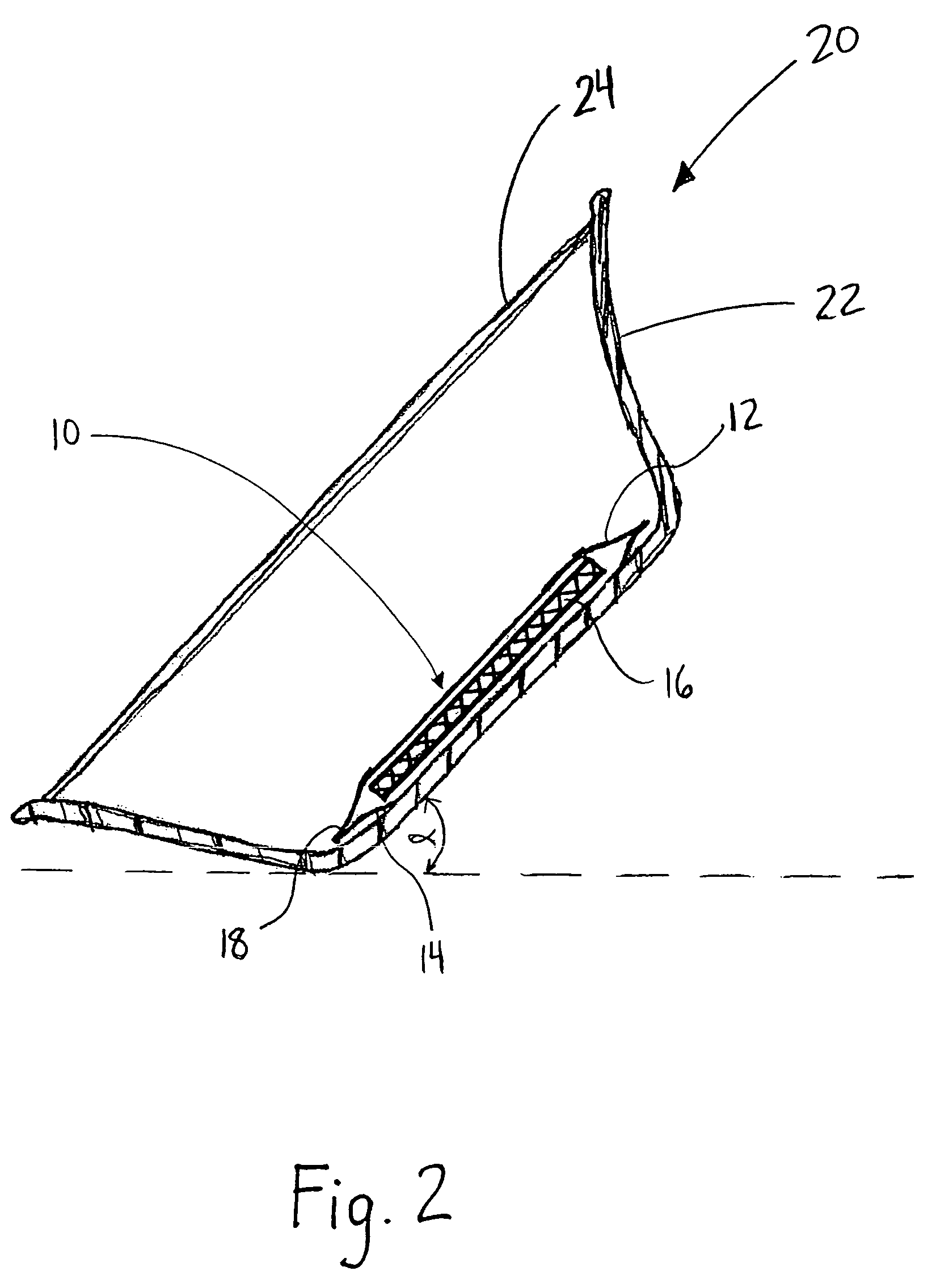 Non-slip absorbent pad