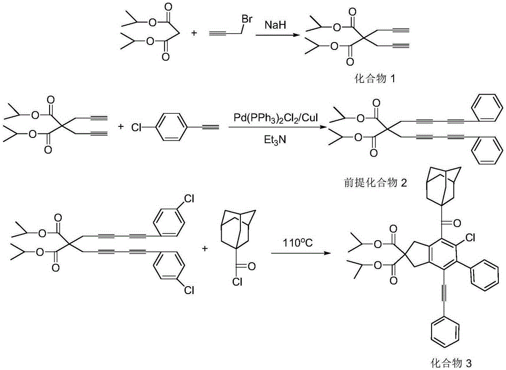 Acyl chloride and alkyne addition product and preparing method thereof