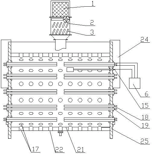 Temperature-controlled heat-conducting oil down drying machine