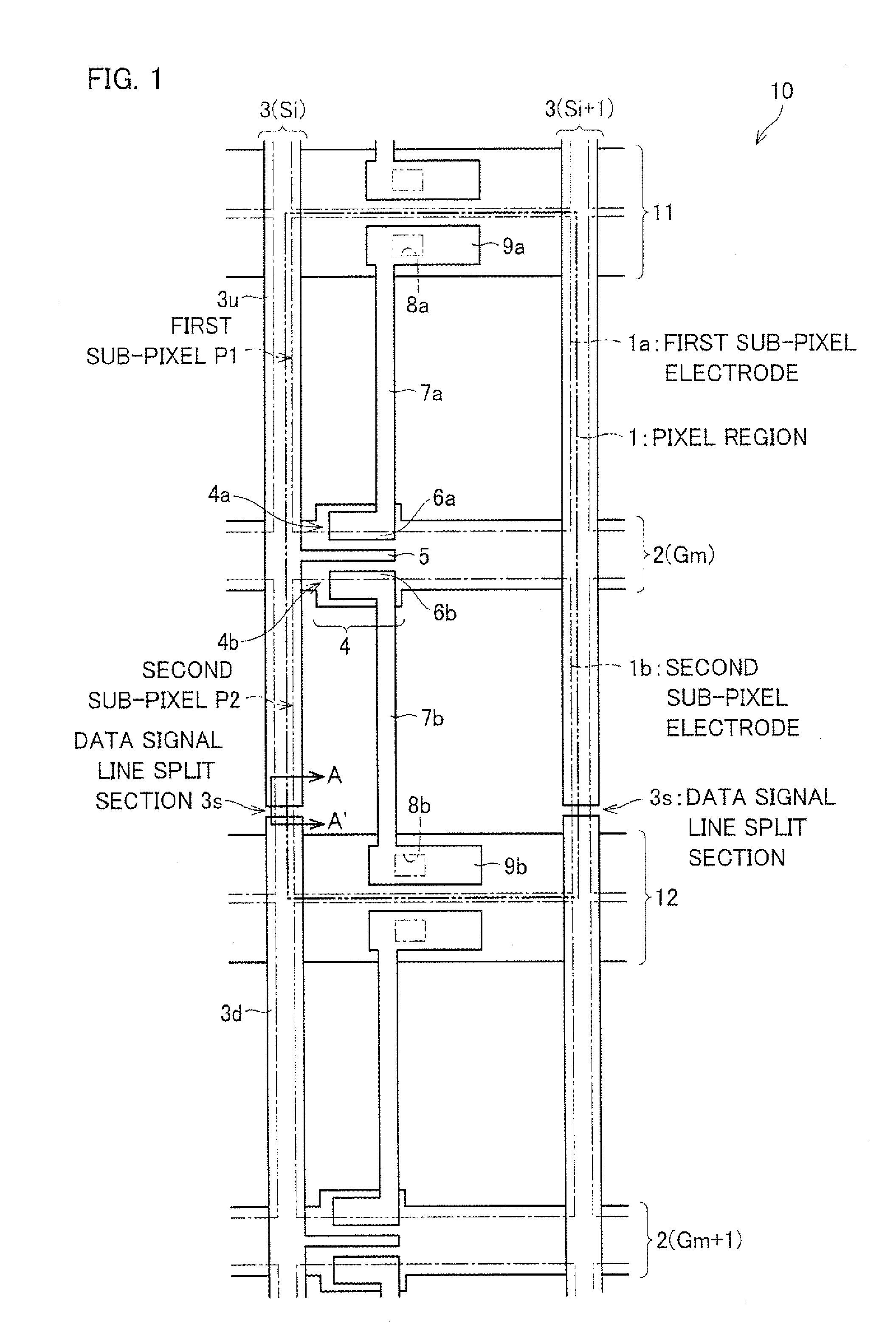 Active-matrix substrate, display device, and television receiver