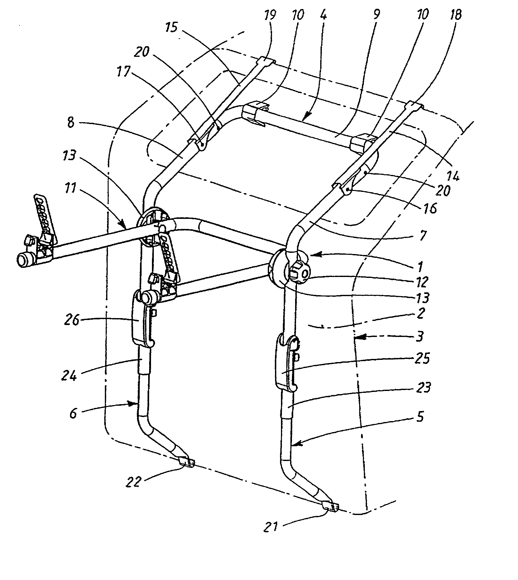 Vehicle-mounted load carrier