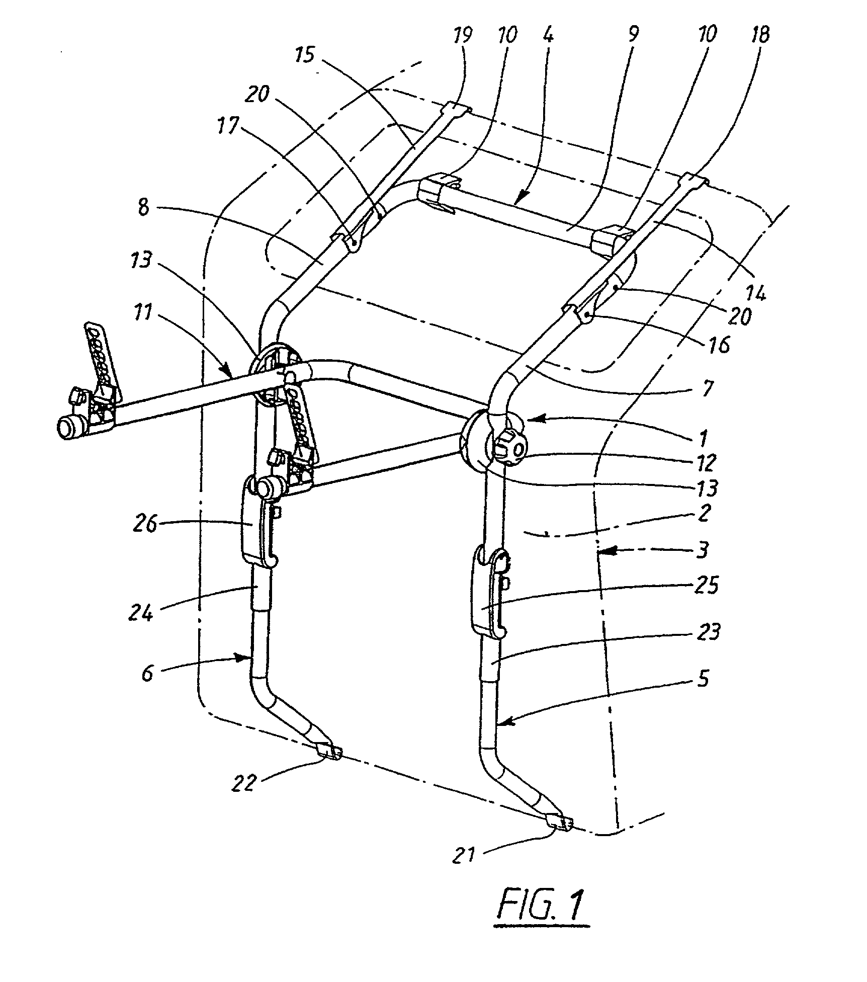 Vehicle-mounted load carrier