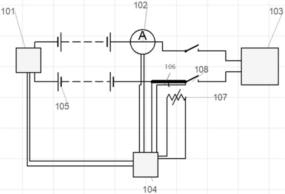 Battery emergency disconnection system based on accurate measurement and use method