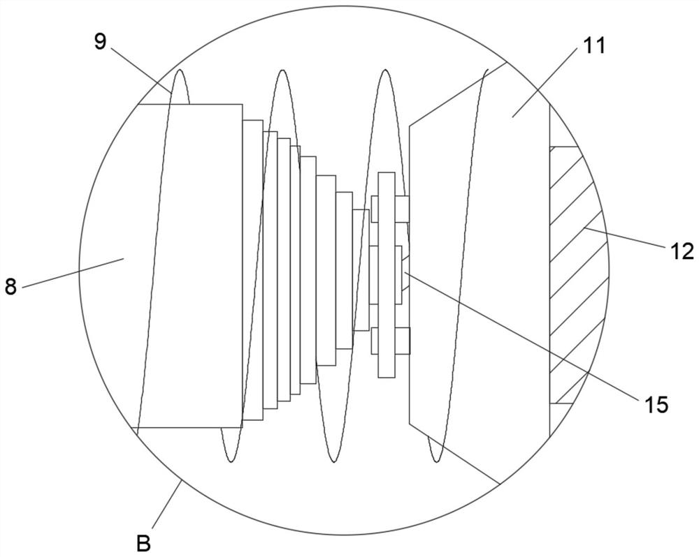 Water rescue tool with telescopic unfolding device