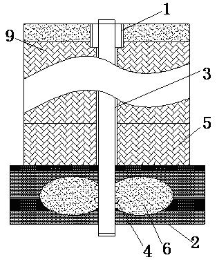 Method for preventing rock burst by adopting high-pressure fracturing