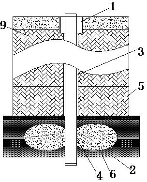 Method for preventing rock burst by adopting high-pressure fracturing