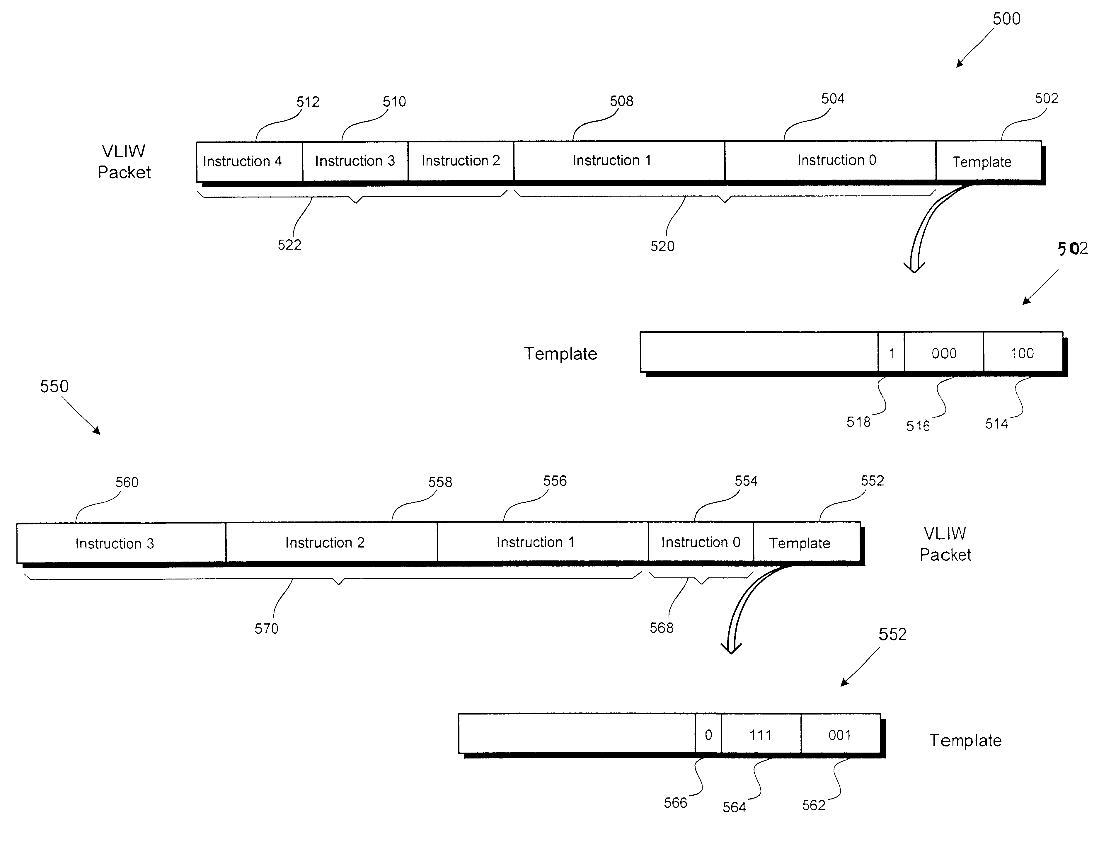 Apparatus and method for issue grouping of instructions in a VLIW processor