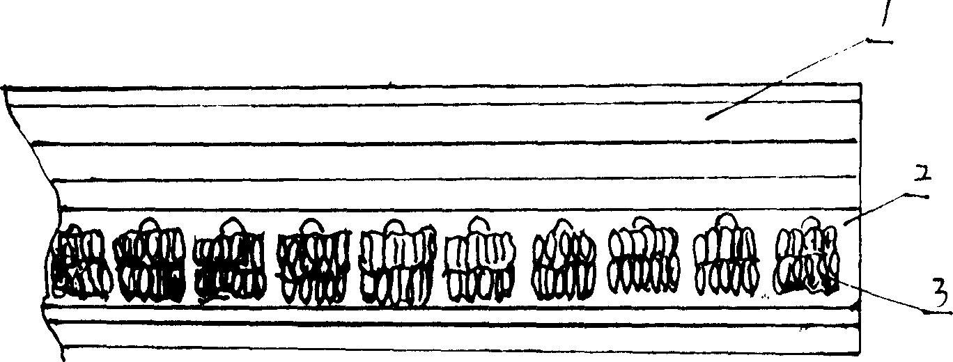 Method of embedding glass fiber reinforced plastics or gypsum sculptural pattern onto wooden line with decorative line