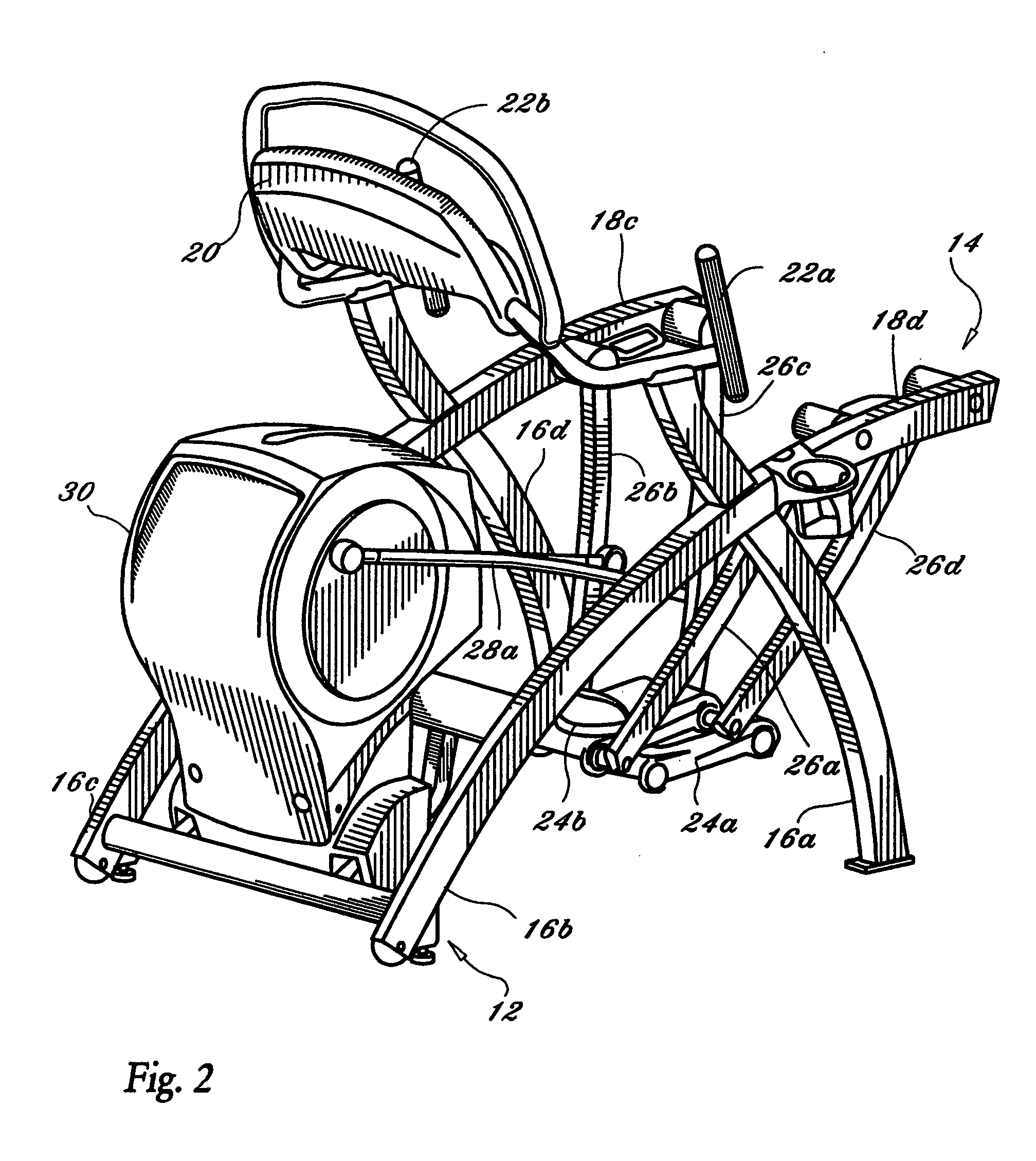 Exercise device for cross training