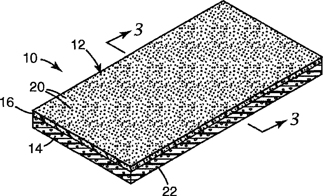 Laminated flexible resilient abrasive article