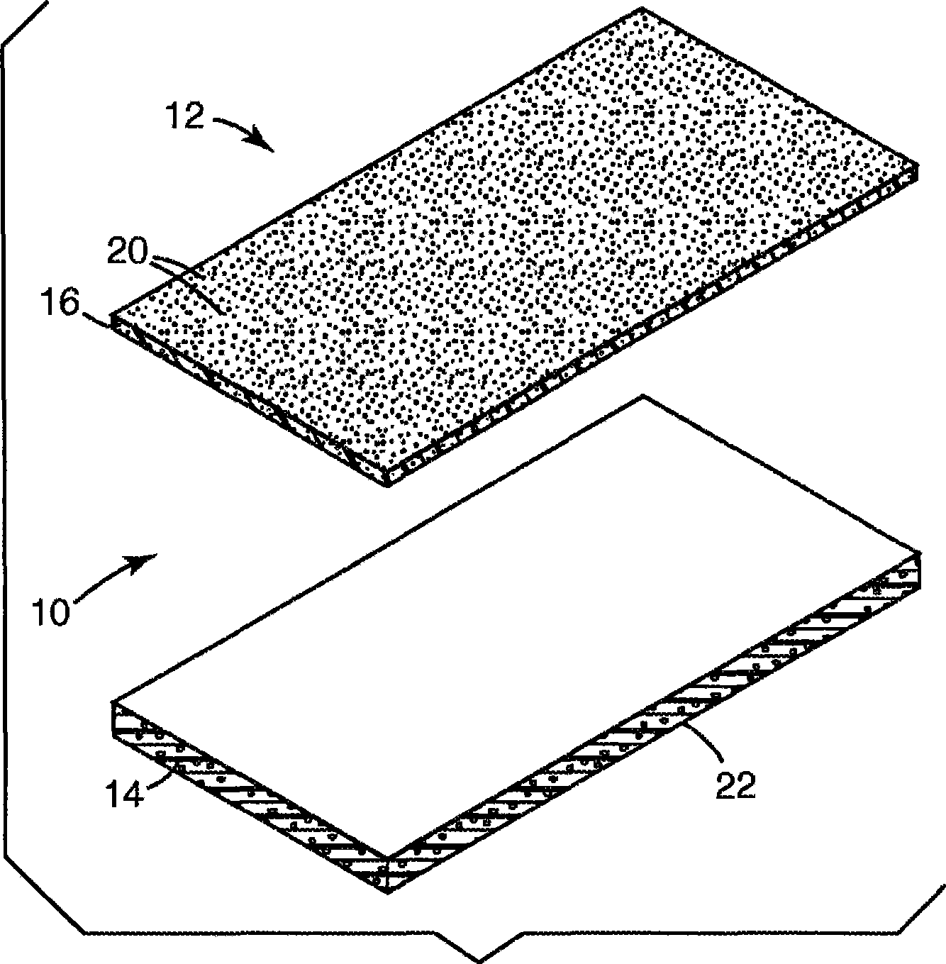 Laminated flexible resilient abrasive article