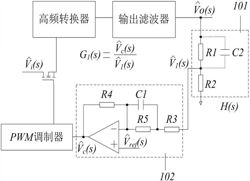 Loop compensation circuit, switching power supply circuit and switching power supply charger