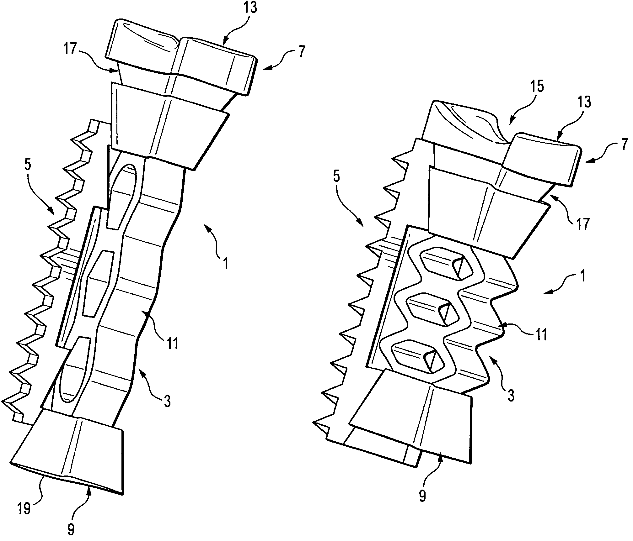 Expanding plug for tendon fixation