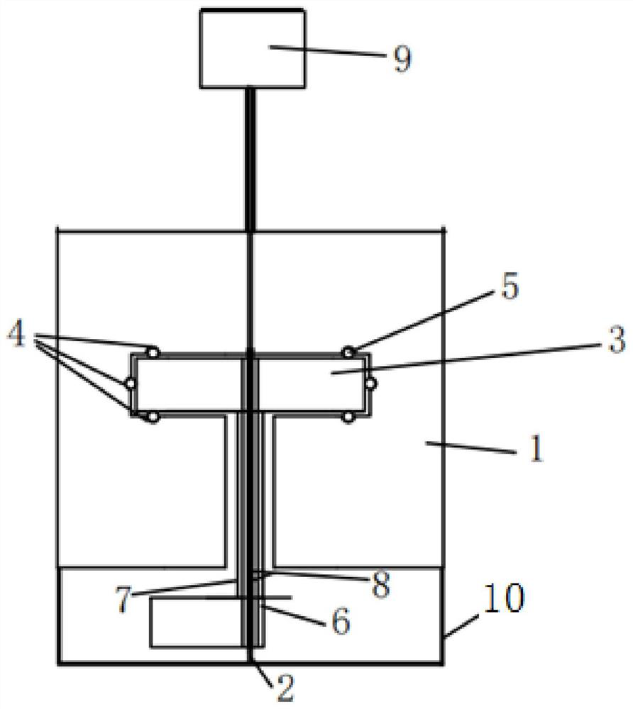 Optical fiber detection device for monitoring flowing direction and flowing speed of underground water in observation well