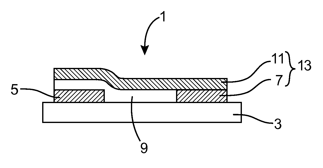 Moisture sensor including, as a moisture-absorbing layer, a polymer layer including a mixture of polyamides