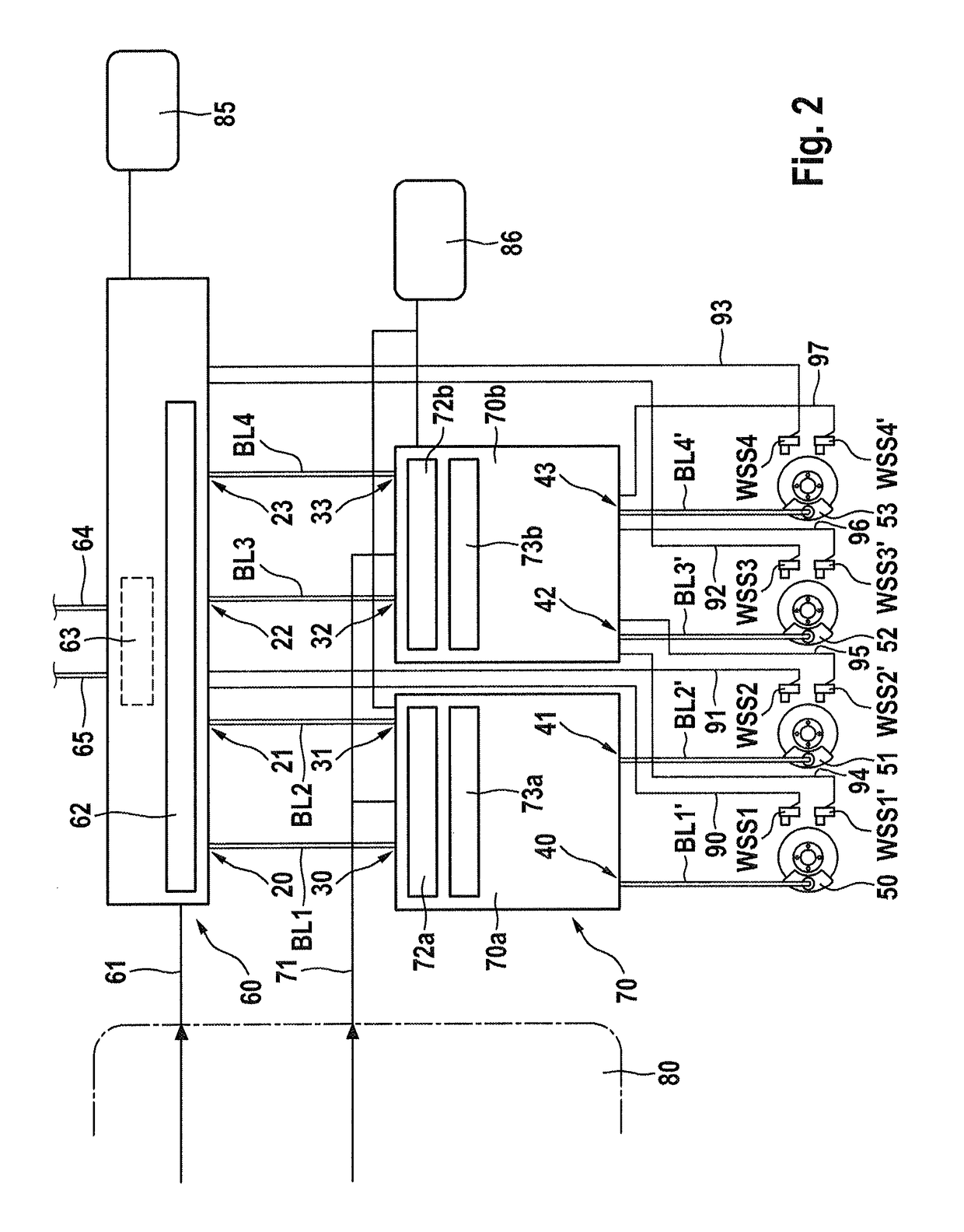 Brake control device and brake system for vehicles