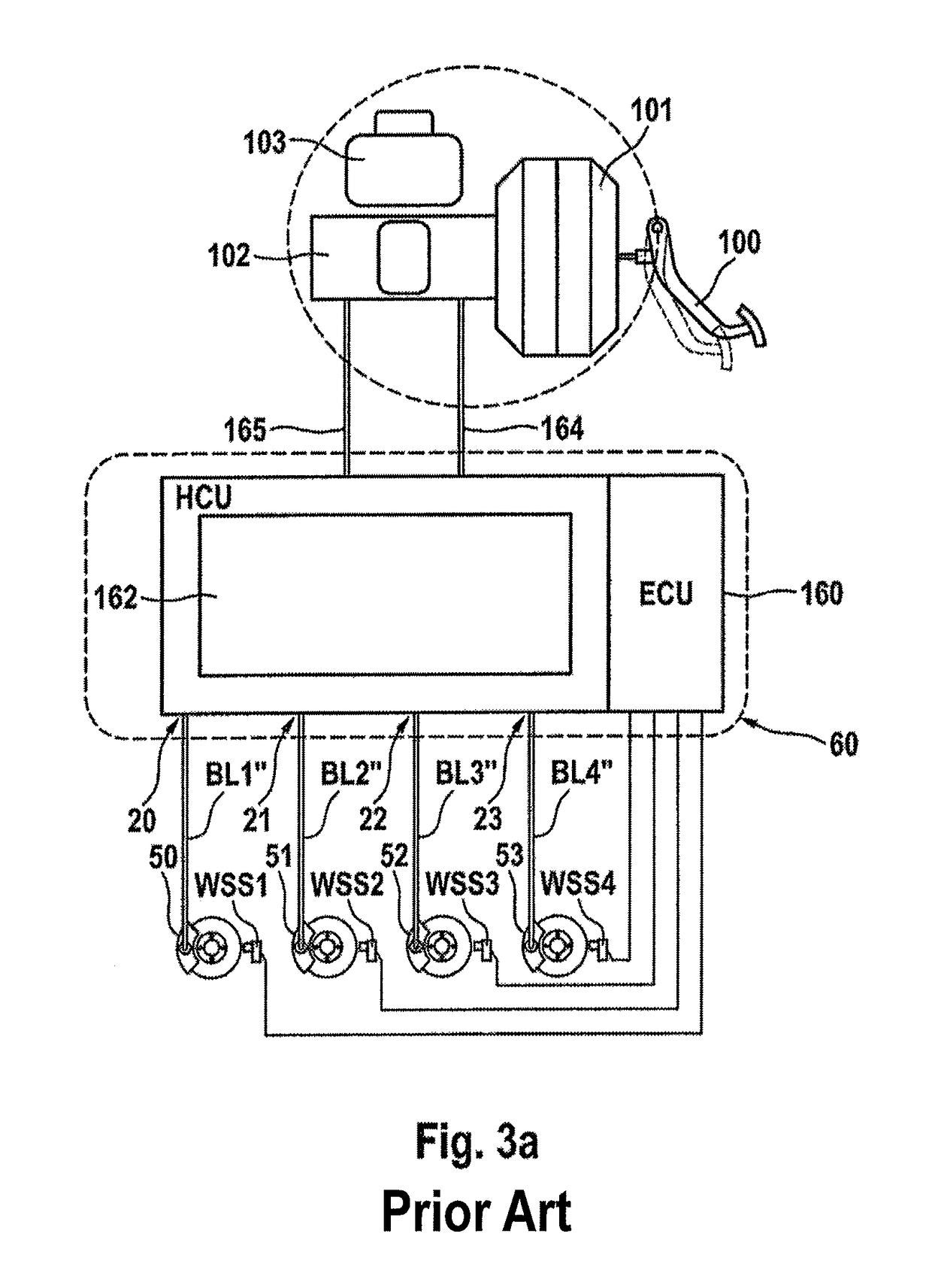 Brake control device and brake system for vehicles