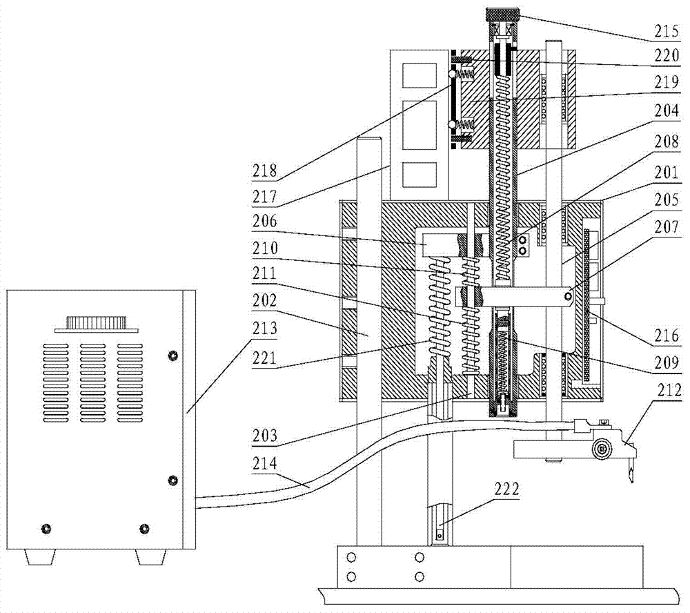 Electric resistance welding micro-welding spot welding machine