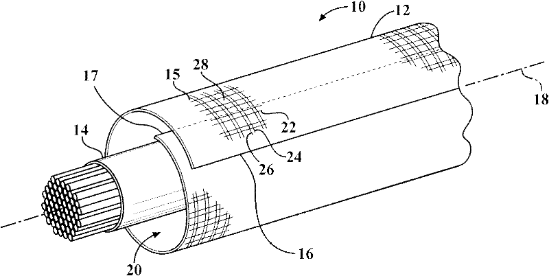 Flexible, abrasion resistant textile sleeve and method of construction thereof