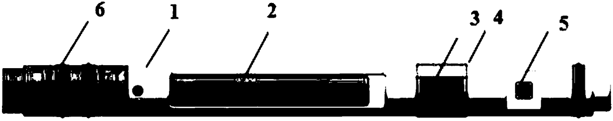 Throw-measuring type downhole thermodetector and downhole cyclic temperature measurement system