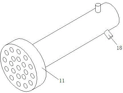 Rotating disc type automatic quenching device