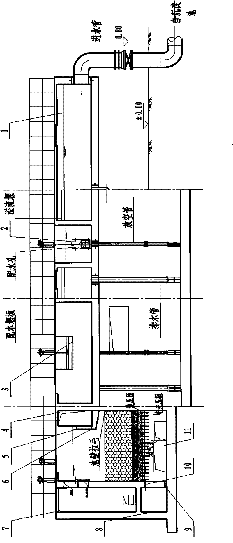 Filter for sea water desalination pretreatment