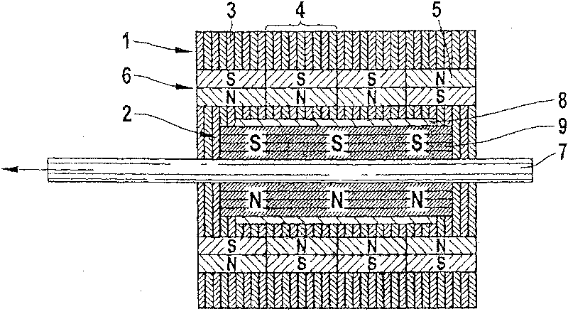 Electric motor for a small-scale electrical appliance