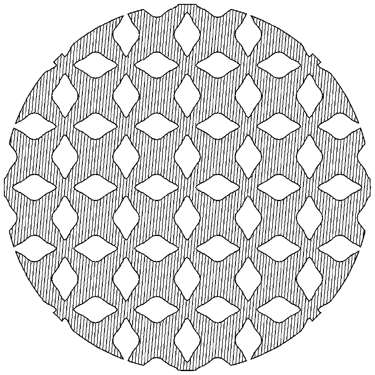 Electron beam scanning method, refractory metal member and electron beam selective melting device