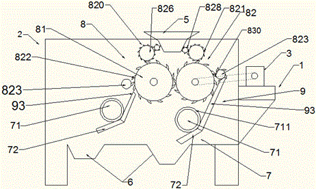 Waste cable disassembling device