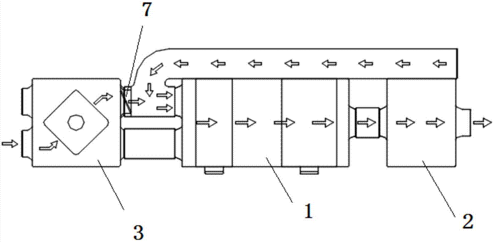 Fresh air purifying and dehumidifying integrated machine