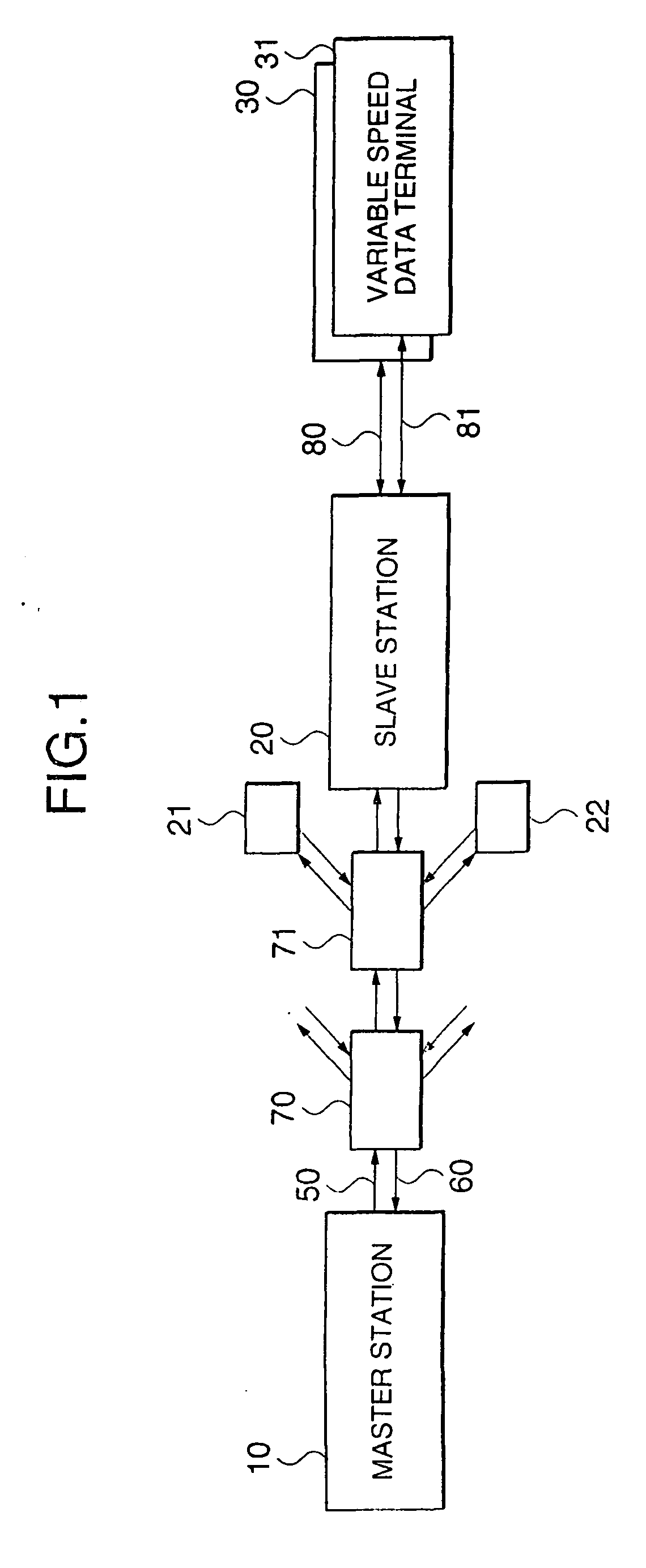 Multiple access communication system and data transceiver