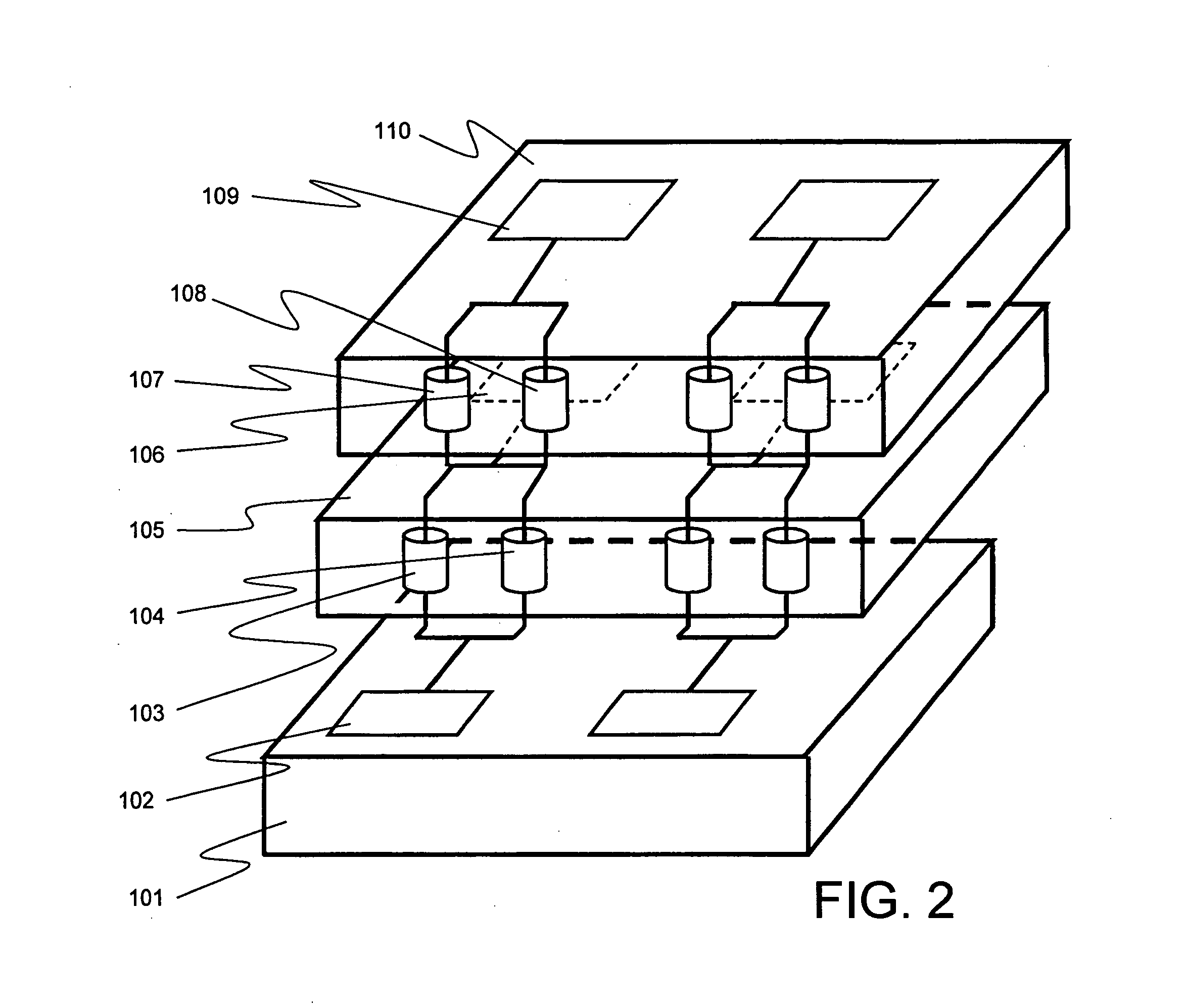 Stacked semiconductor device