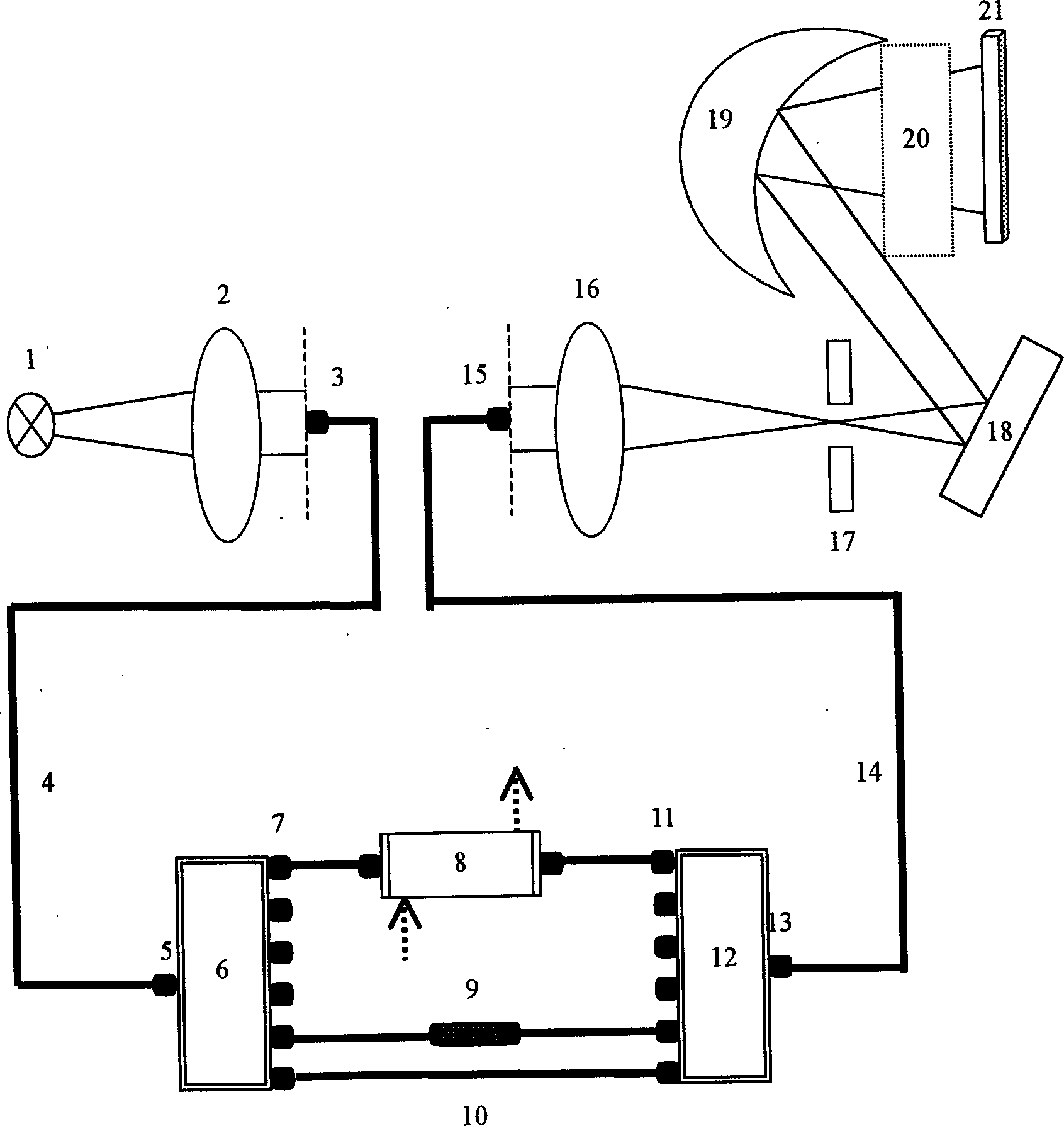 On-line near-infrared spectrograph