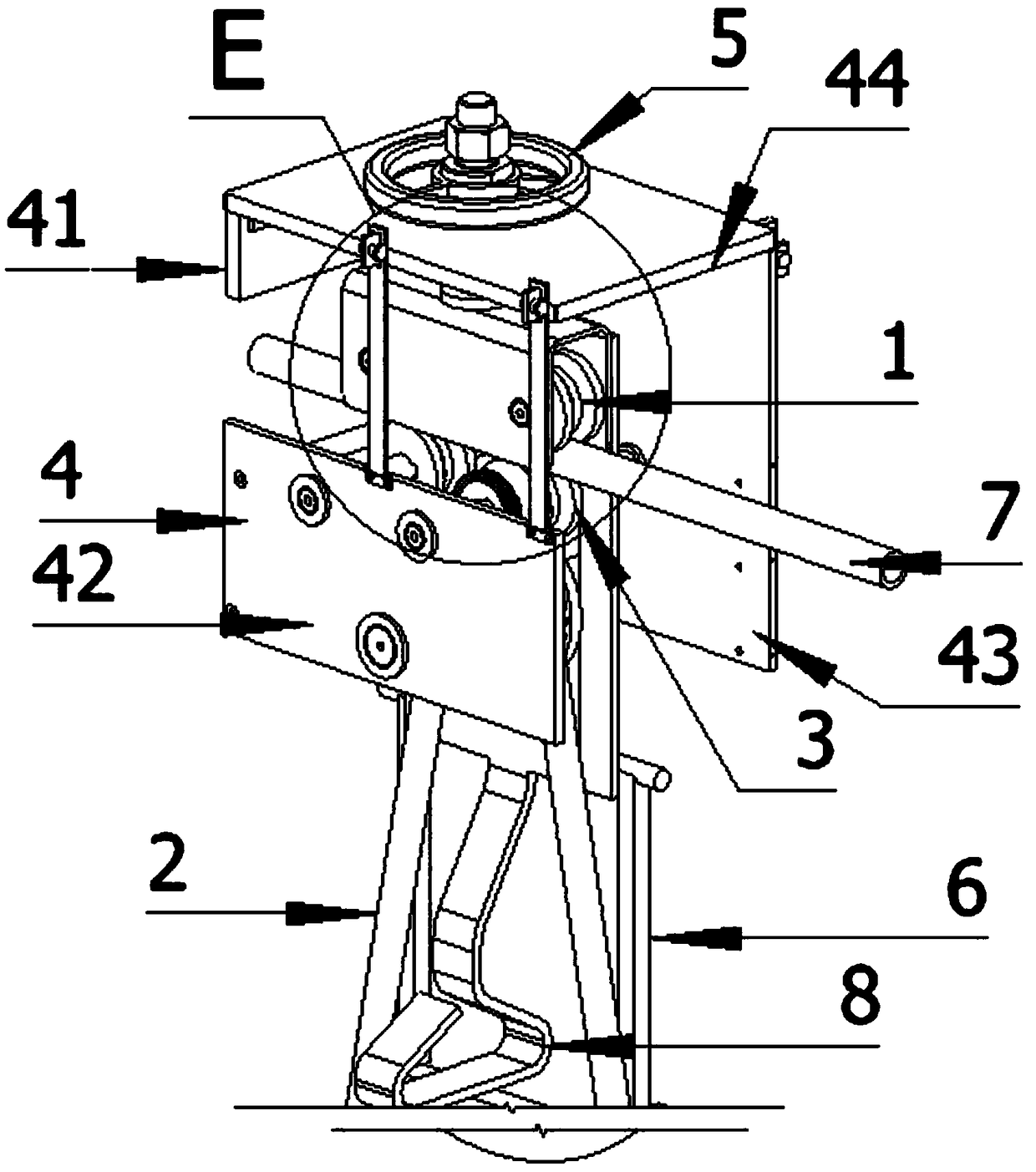 Transmission line maintenance device