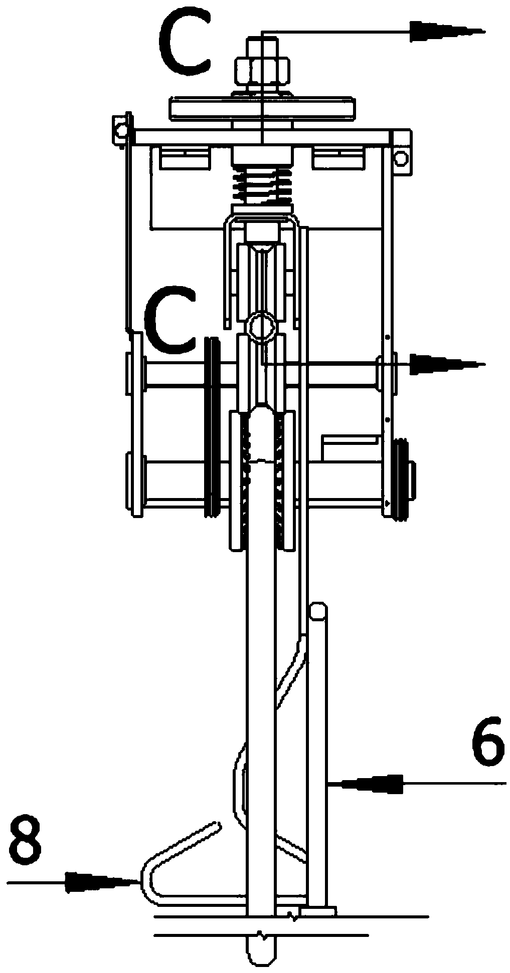 Transmission line maintenance device