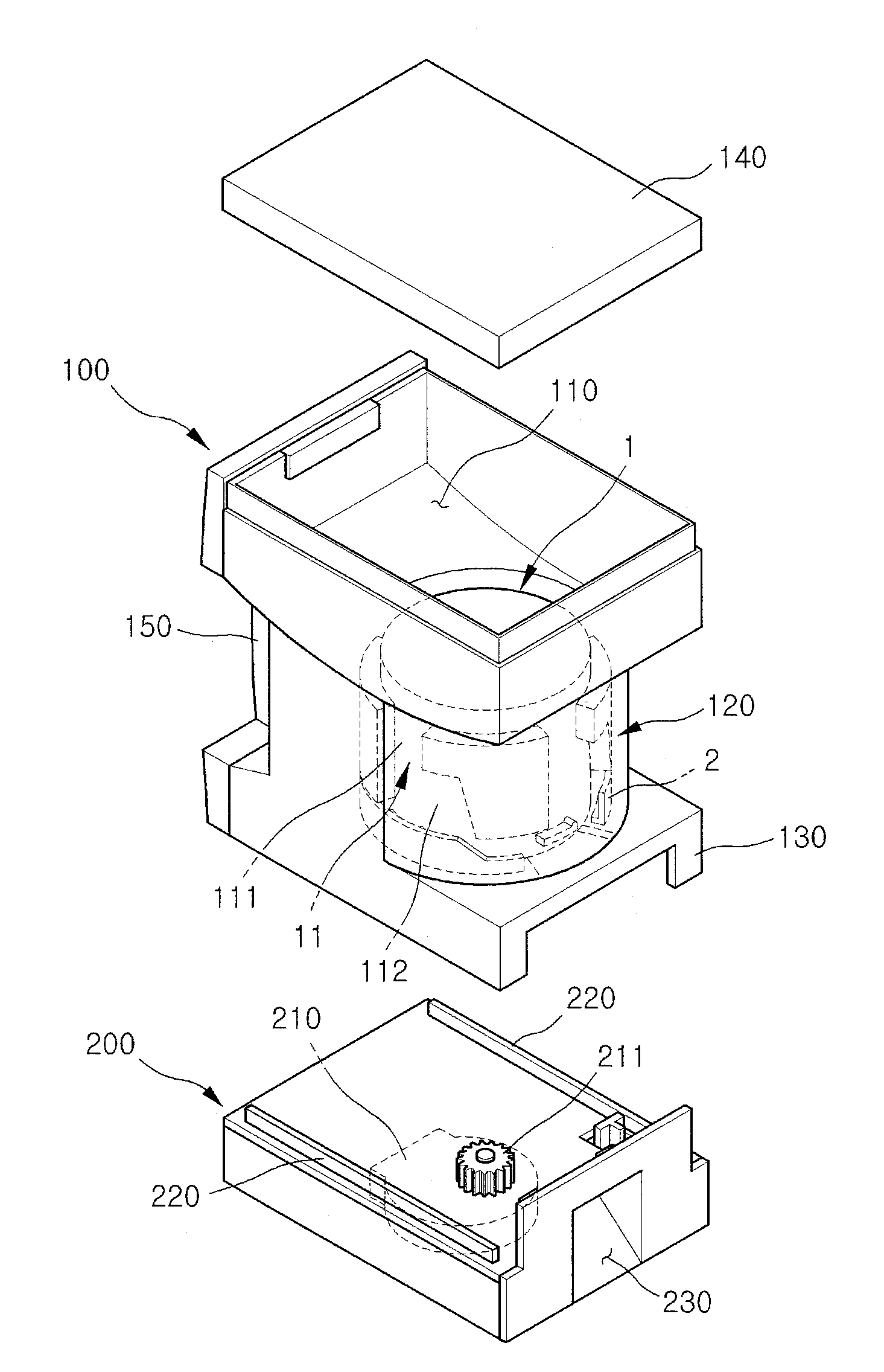 Tablet cassette of automatic tablet packing apparatus