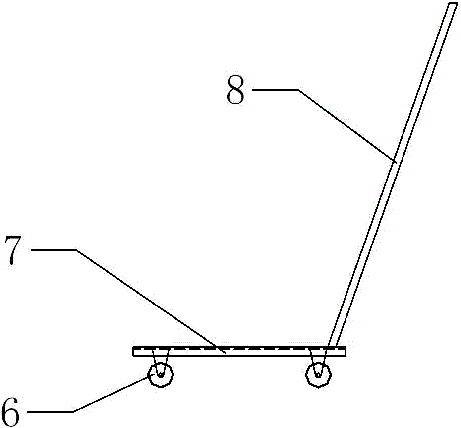 Apparatus and method for high-altitude horizontal transportation of pressed metal roof panels