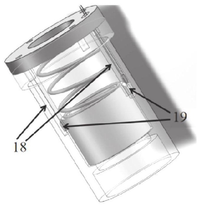 Sliding trigger type bored pile concrete pouring height control device and method