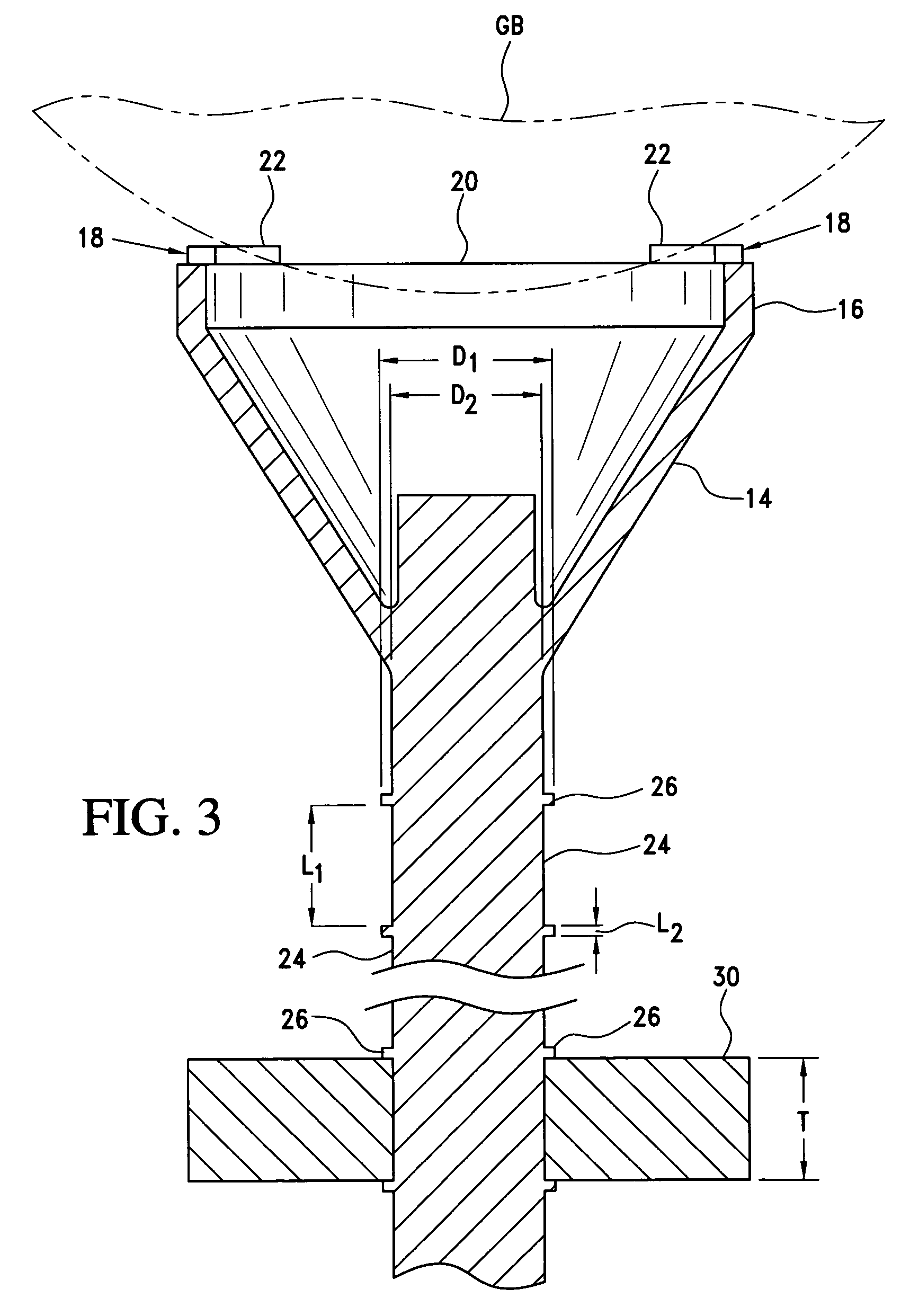 Golf tee with ball elevating members