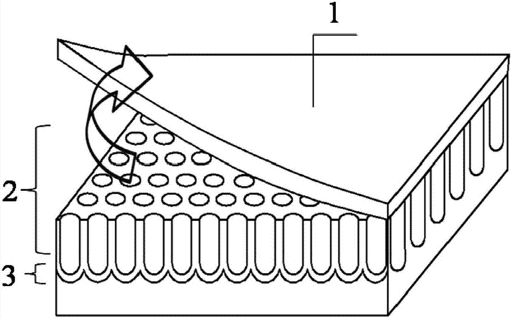 Aluminum alloy anode oxide film with porous subsurface layer and wear-resistant surface layer and preparation method of aluminum alloy anode oxide film