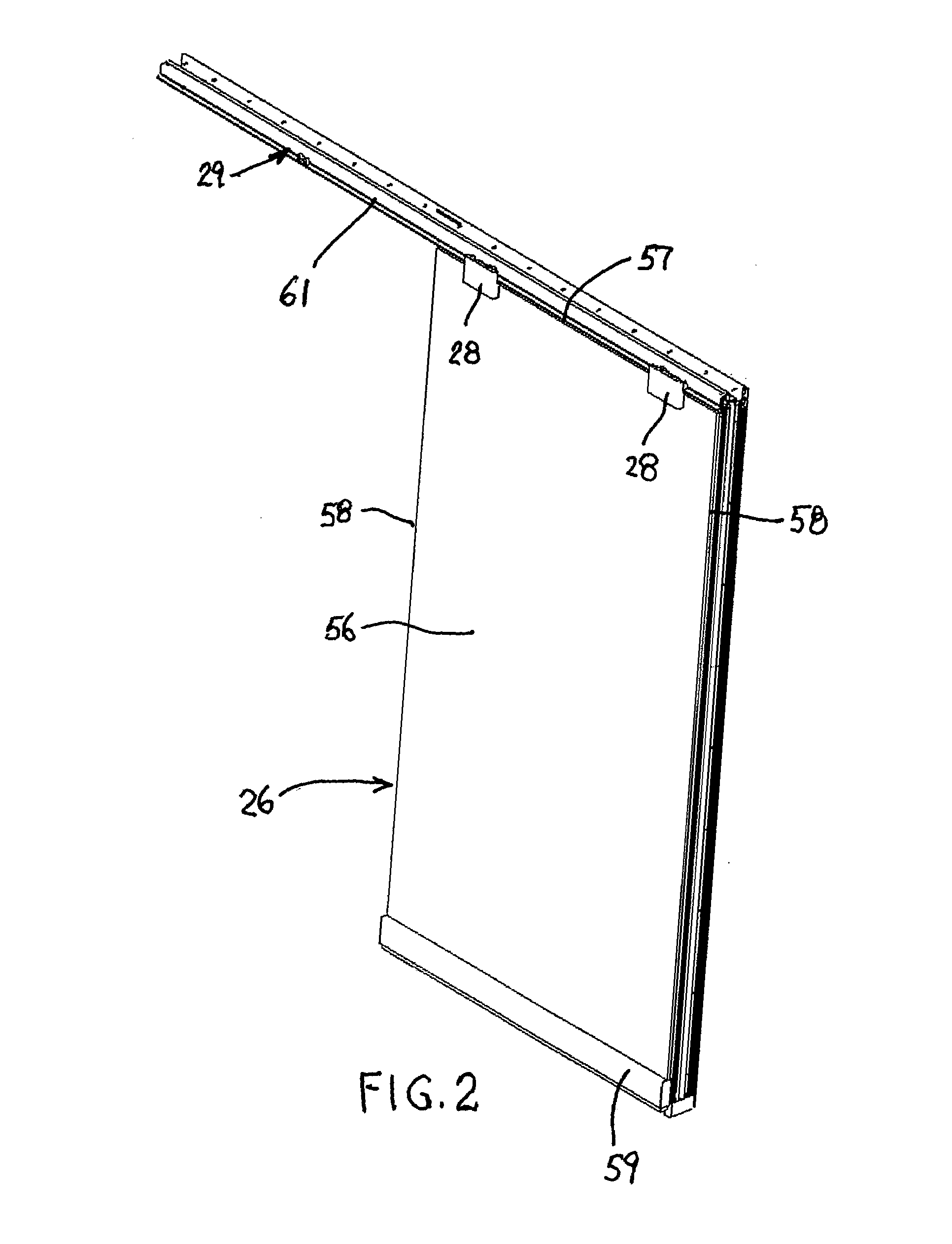 Sliding door arrangement