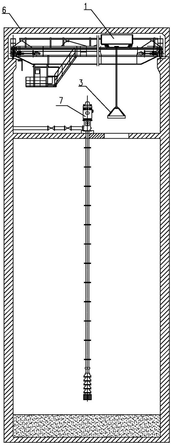 Sump dredging system and mode