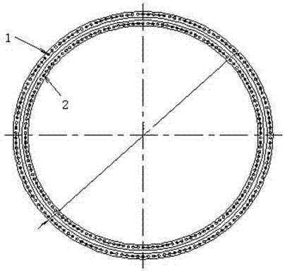 Construction process of wind power tower tube