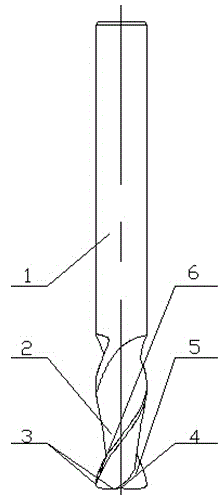 Double-arc large feed ring mill cutter and preparation process and monitor method thereof