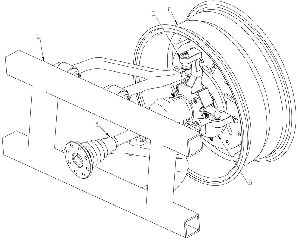 A strong heat dissipation brake disc