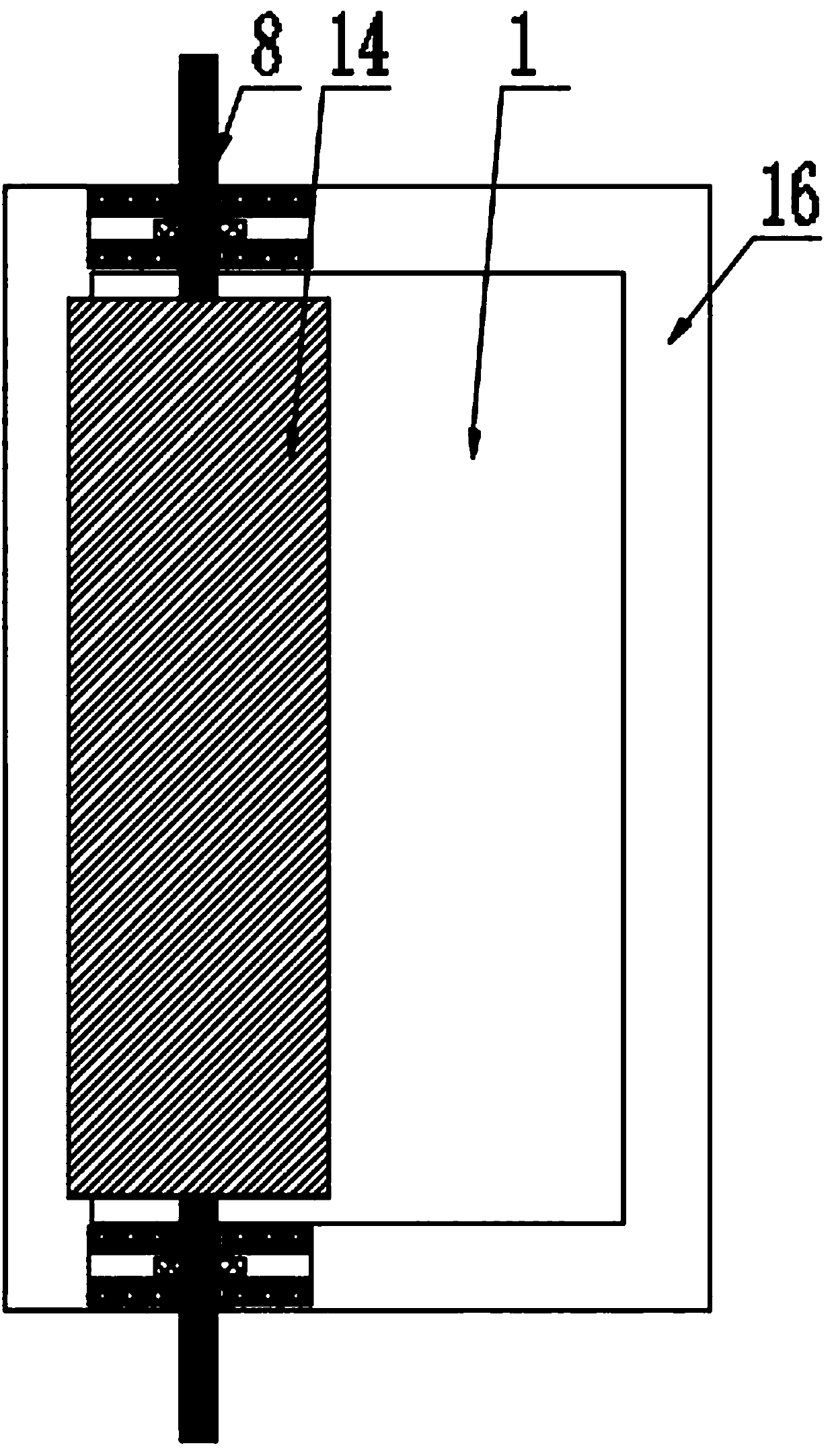 Electrolytic reaction device for preparing graphene